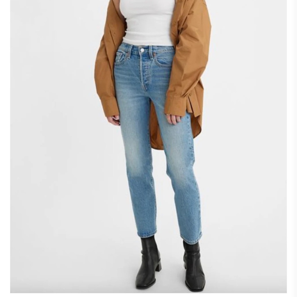 Levi's Light Blue Straight Leg Jeans
